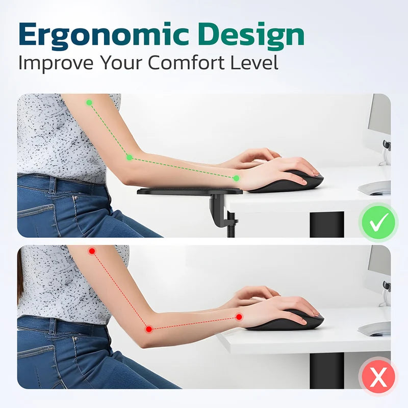 Comfy Rotating Desk Armrest Extender for Easy Everyday Wrist Support